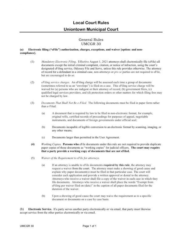 Municipal Court Uniontown, WA